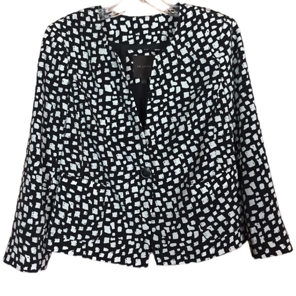 The Limited Abstract Animal Print Structured Single Button Printed Blazer Small - Picture 1 of 7
